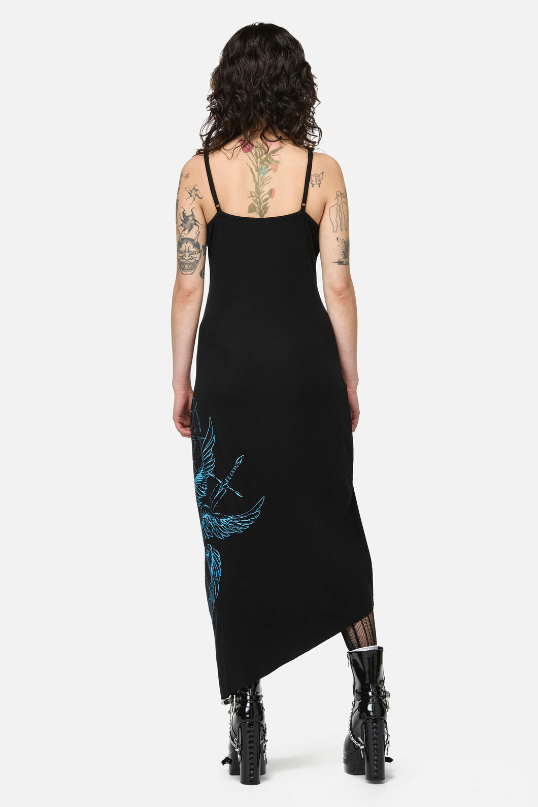 Dangerfield - Divination Goth Maxi Dress - black