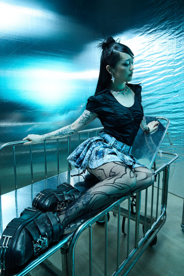 Dangerfield - Divination Goth Blouse - black