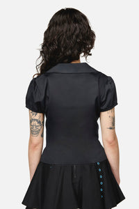 Dangerfield - Divination Goth Blouse - black