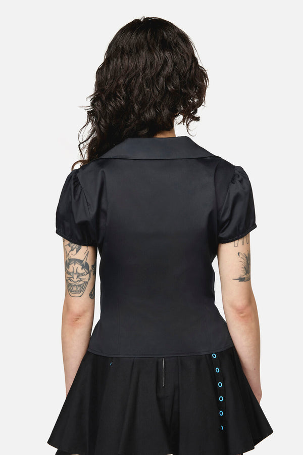 Dangerfield - Divination Goth Blouse - black