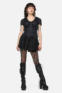 Dangerfield - Divination Goth Blouse - black