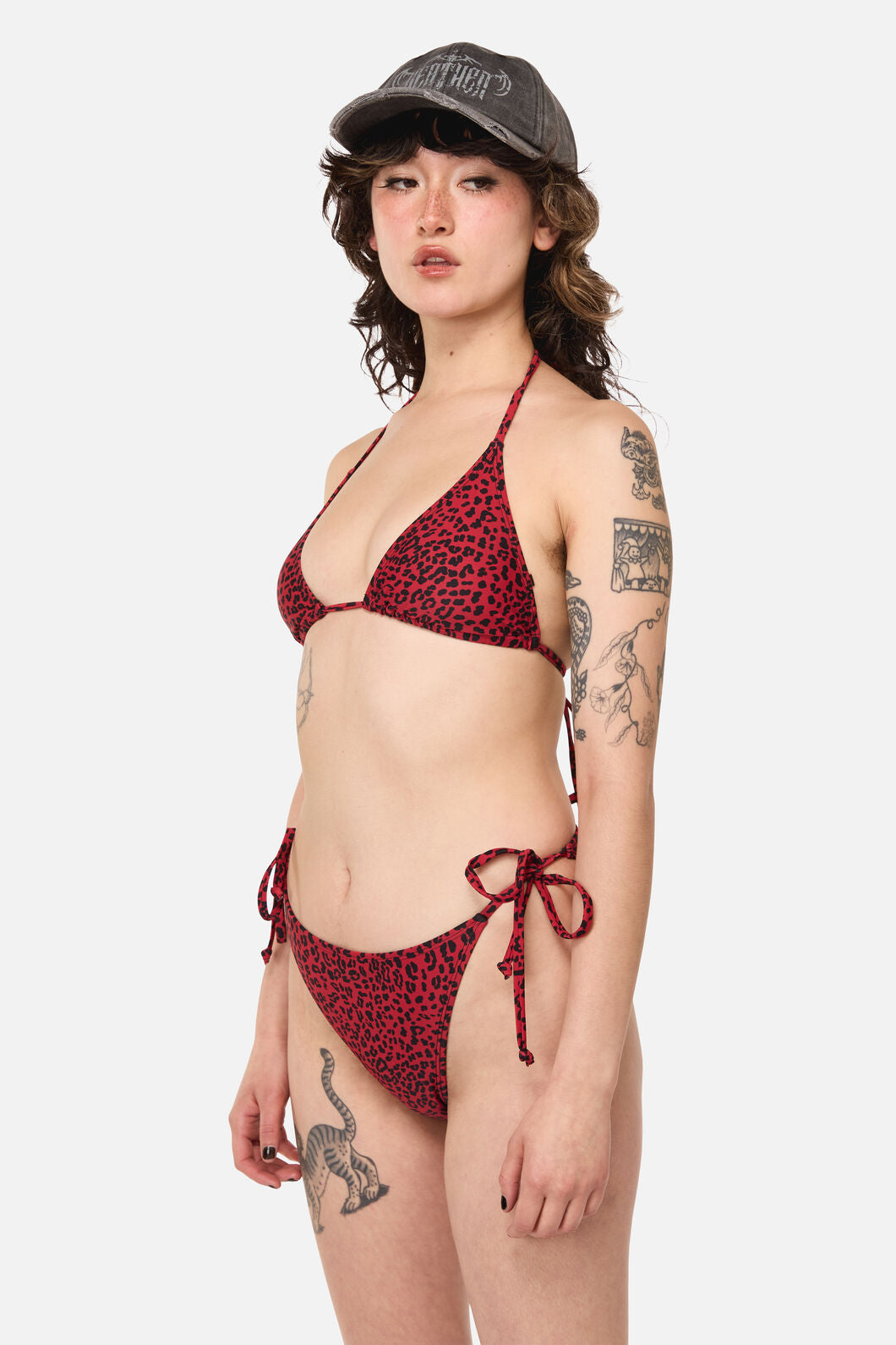 Dangerfield - Moggy Goth Bikini Top  - red