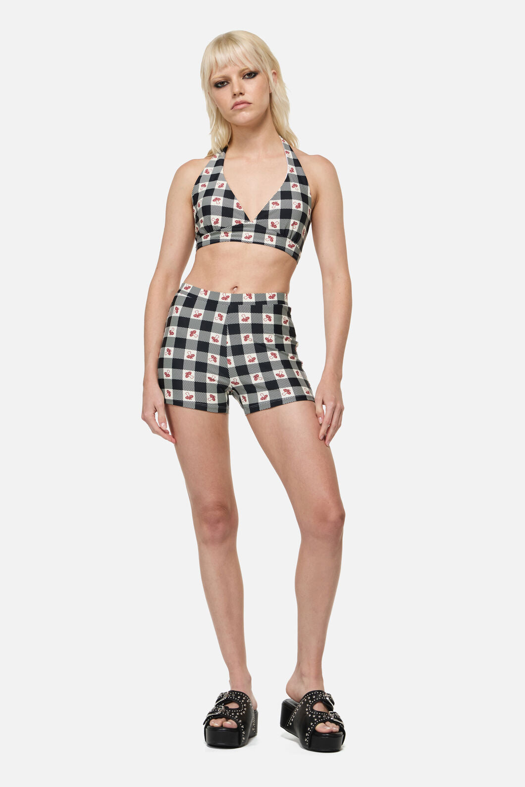 Dangerfield - Sweet Home Bikini Top  - black-white