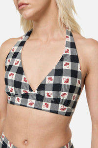 Dangerfield - Sweet Home Bikini Top  - black-white