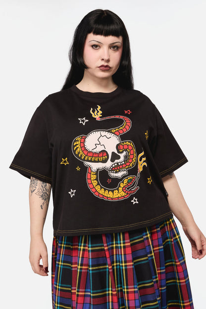 Dangerfield - Curve Snake ForBrainsGrungeTee - black