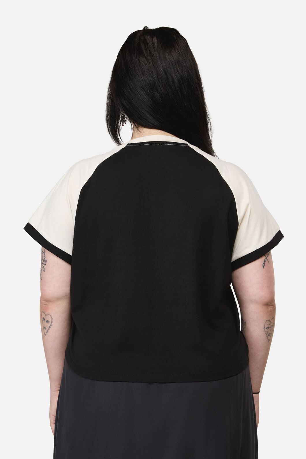 Dangerfield - Curve Tarot Card Raglan Tee - black