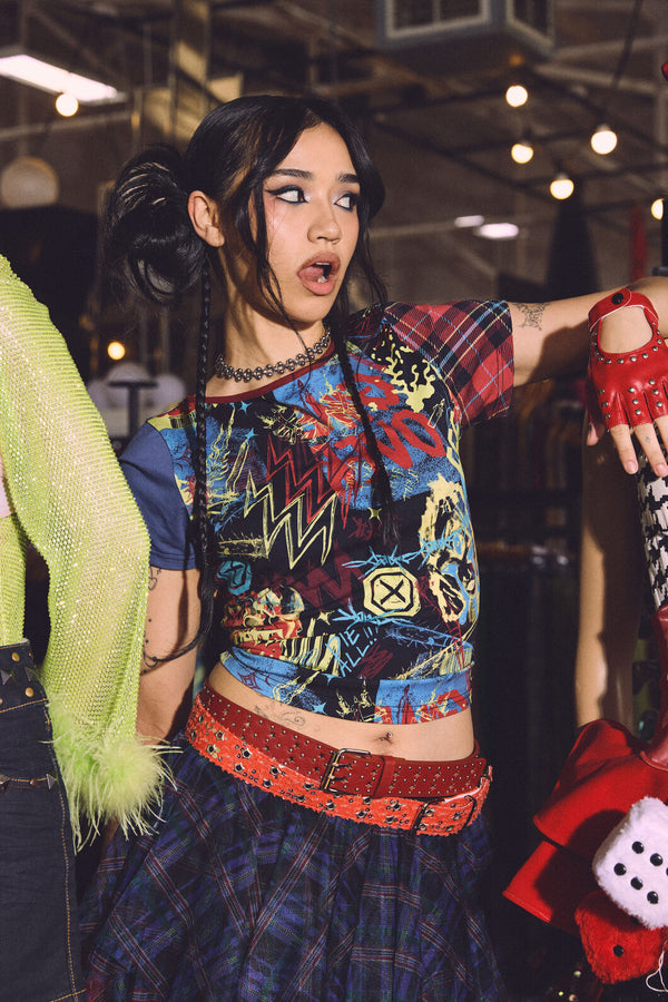 Dangerfield - Streets Grunge Contrast Tee - multi