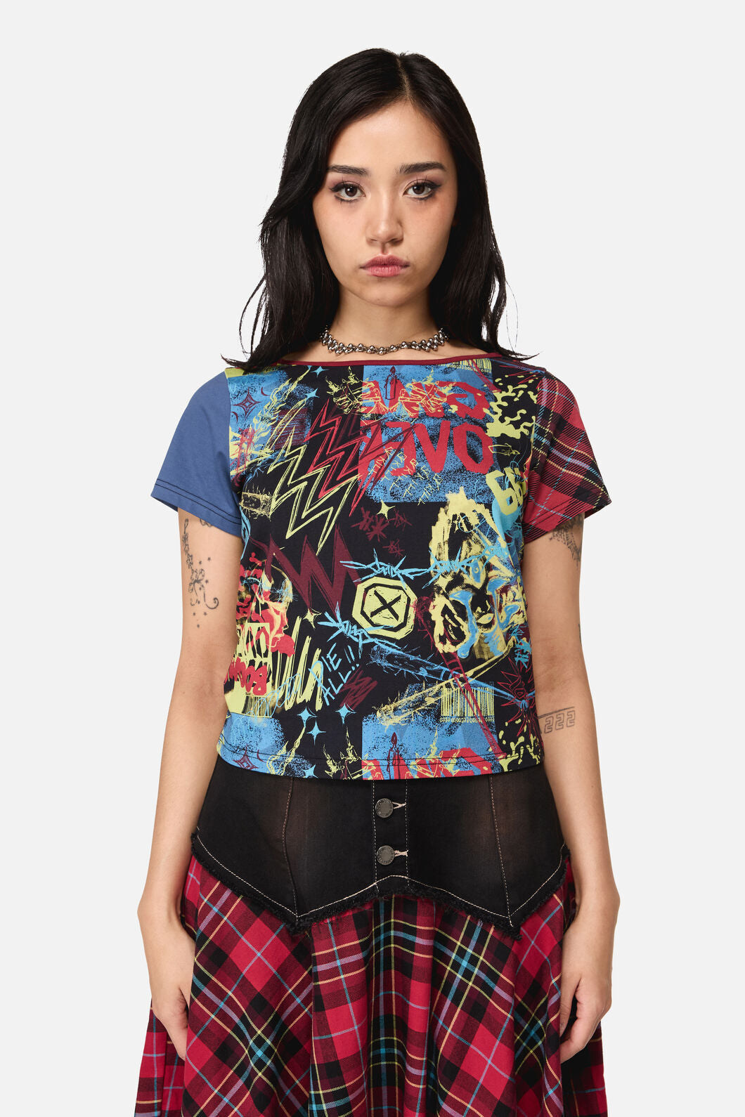 Dangerfield - Streets Grunge Contrast Tee - multi