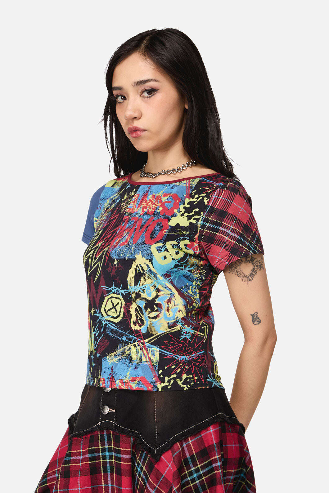 Dangerfield - Streets Grunge Contrast Tee - multi