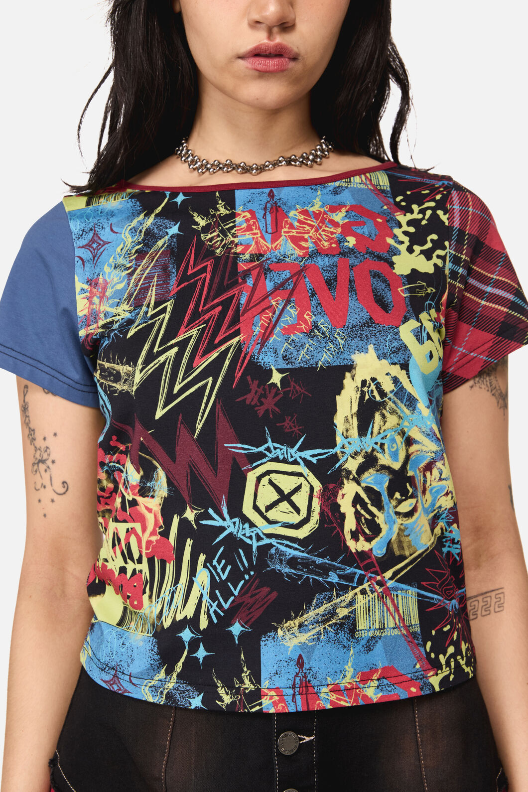 Dangerfield - Streets Grunge Contrast Tee - multi