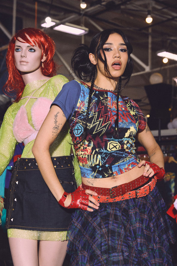 Dangerfield - Streets Grunge Contrast Tee - multi