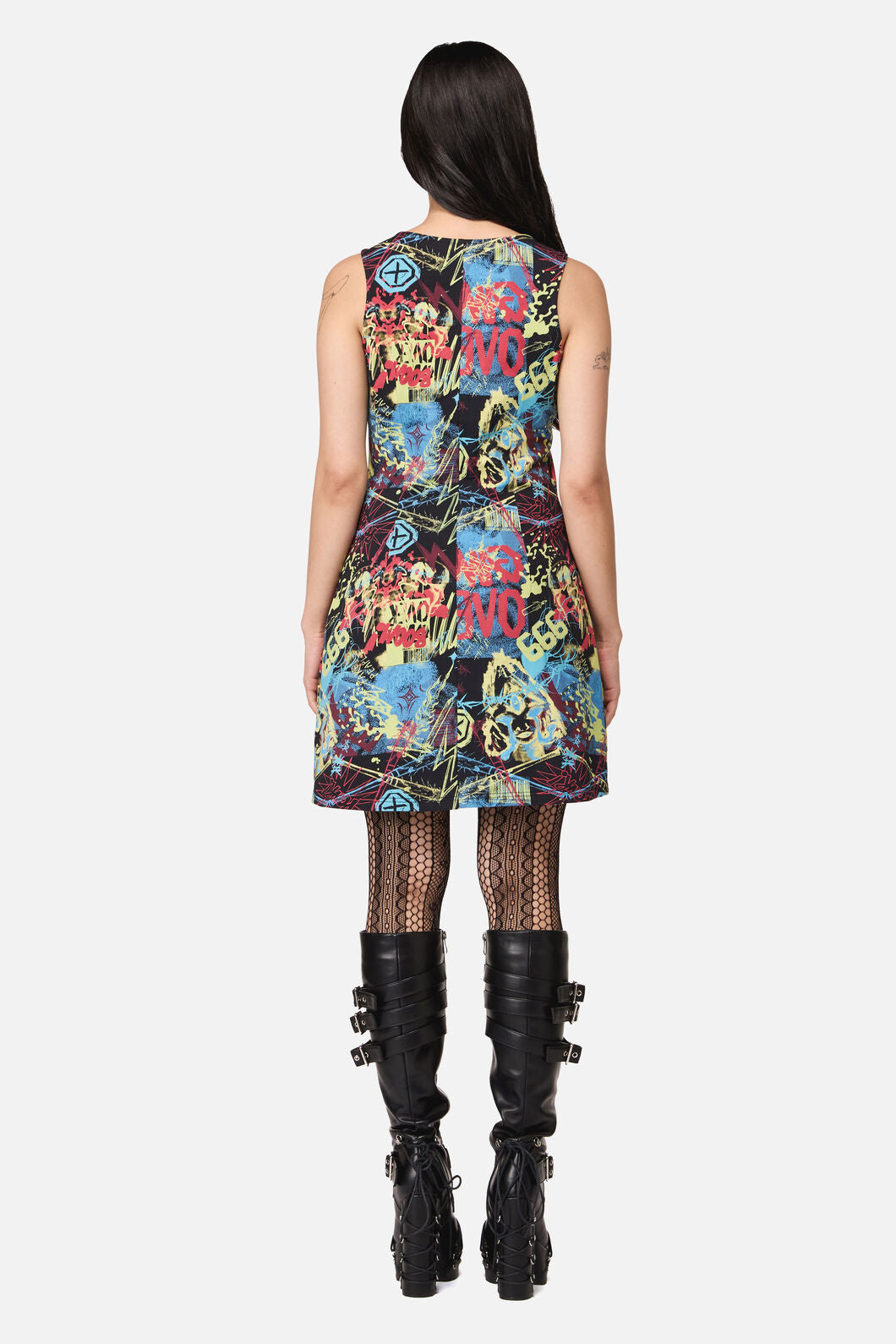 Dangerfield - Streets Grunge Mini Dress - multi