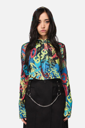 Dangerfield - Streets Grunge Zip Hoodie - multi