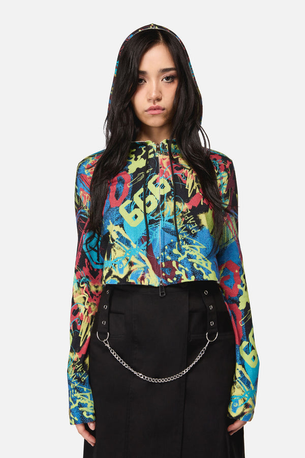 Dangerfield - Streets Grunge Zip Hoodie - multi