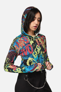 Dangerfield - Streets Grunge Zip Hoodie - multi