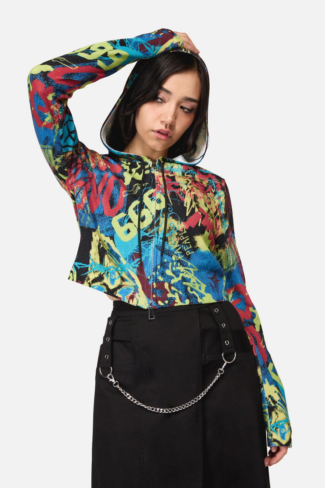 Dangerfield - Streets Grunge Zip Hoodie - multi