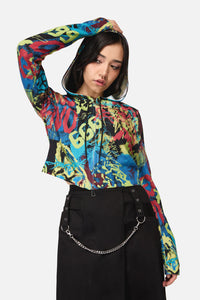 Dangerfield - Streets Grunge Zip Hoodie - multi