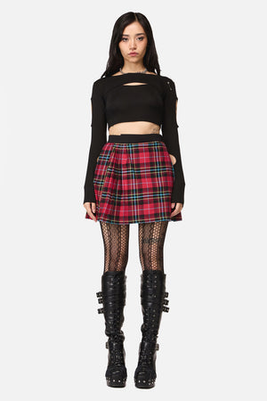 Dangerfield - Stop It Grunge Mini Skirt - multi