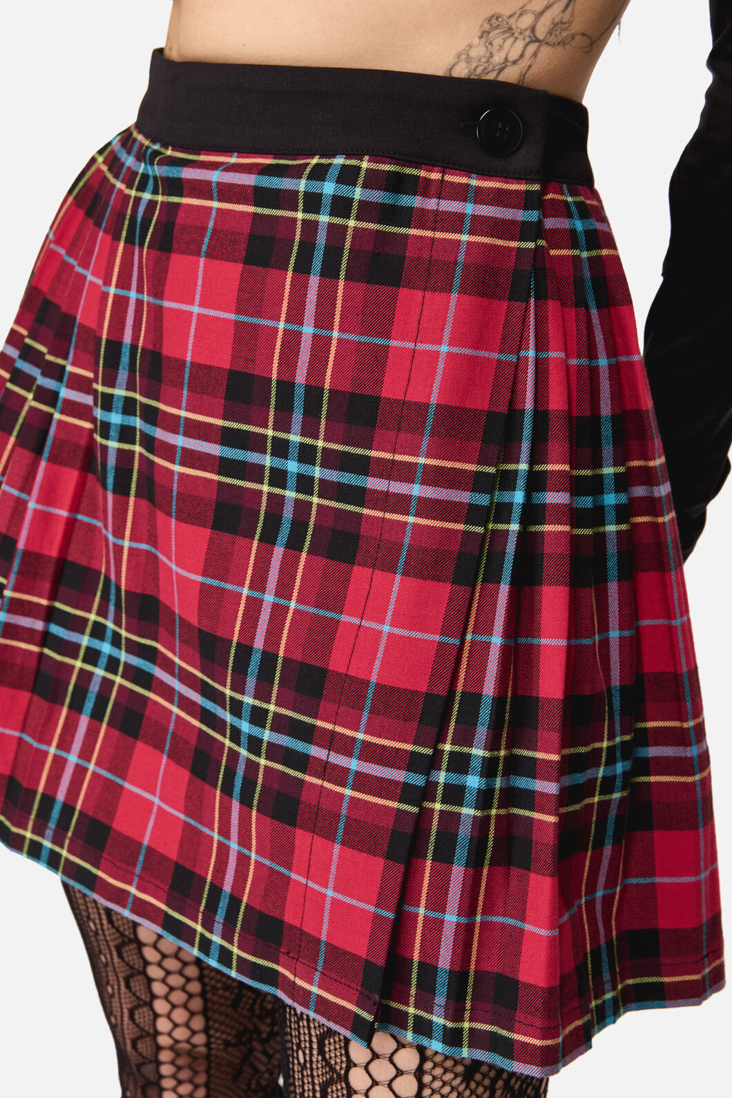 Dangerfield - Stop It Grunge Mini Skirt - multi