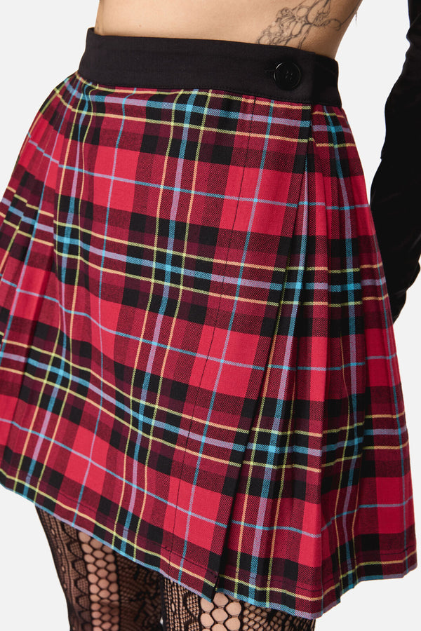 Dangerfield - Stop It Grunge Mini Skirt - multi