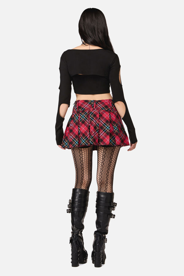 Dangerfield - Stop It Grunge TartanMiniSkort - multi