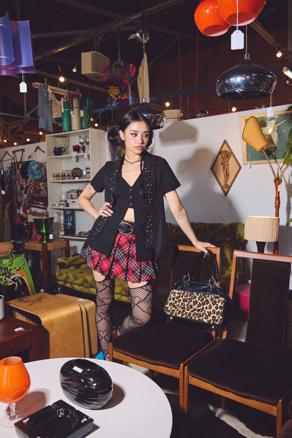 Dangerfield - Stop It Grunge TartanMiniSkort - multi