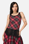 Dangerfield - Stop It Grunge Tartan Tank Top - multi