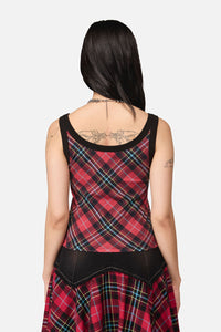 Dangerfield - Stop It Grunge Tartan Tank Top - multi