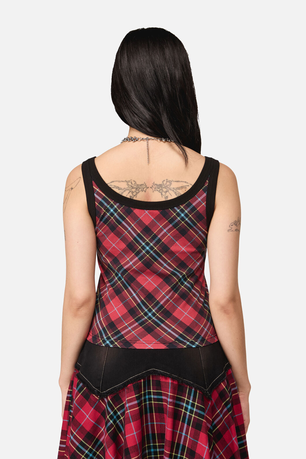 Dangerfield - Stop It Grunge Tartan Tank Top - multi
