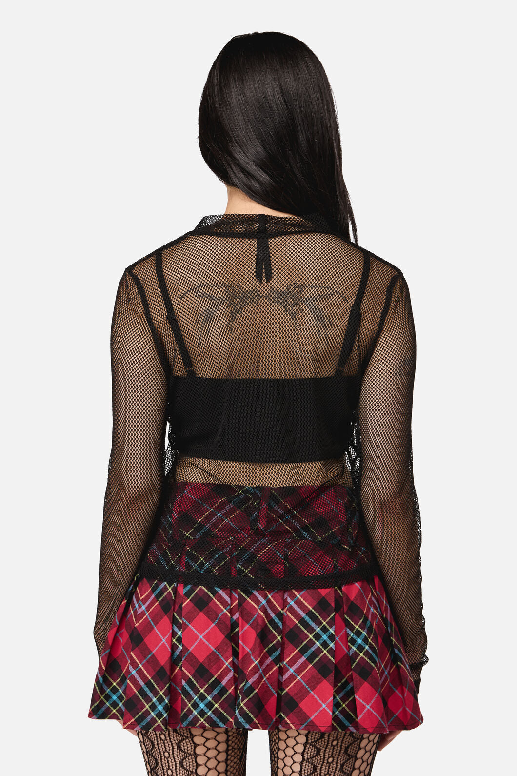 Dangerfield - Grunge Mesh Top - black