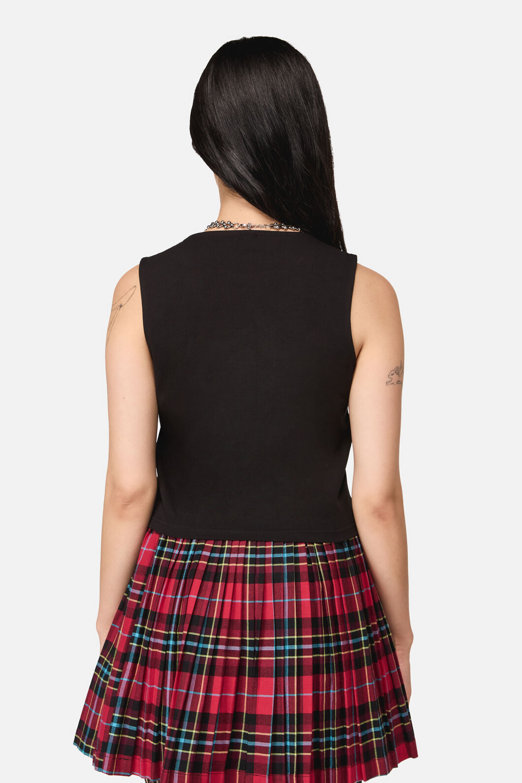 Dangerfield - Buckled Goth Tank Top - black