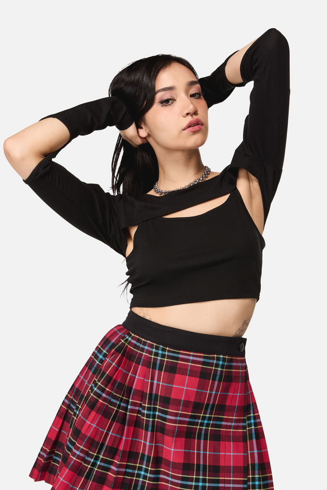 Dangerfield - Dirty Work Cut Out Top - black