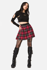 Dangerfield - Dirty Work Cut Out Top - black