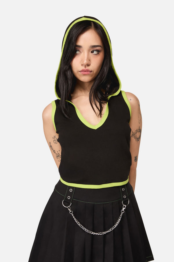 Dangerfield - Anonymous Hooded Top - black