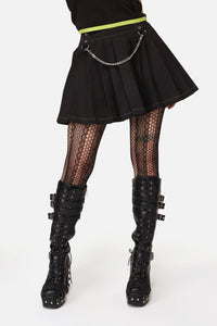 Dangerfield - Anonymous Pleated Skirt - black