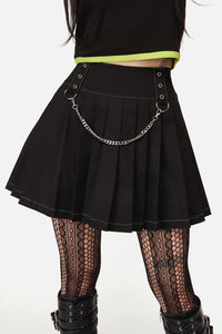 Dangerfield - Anonymous Pleated Skirt - black