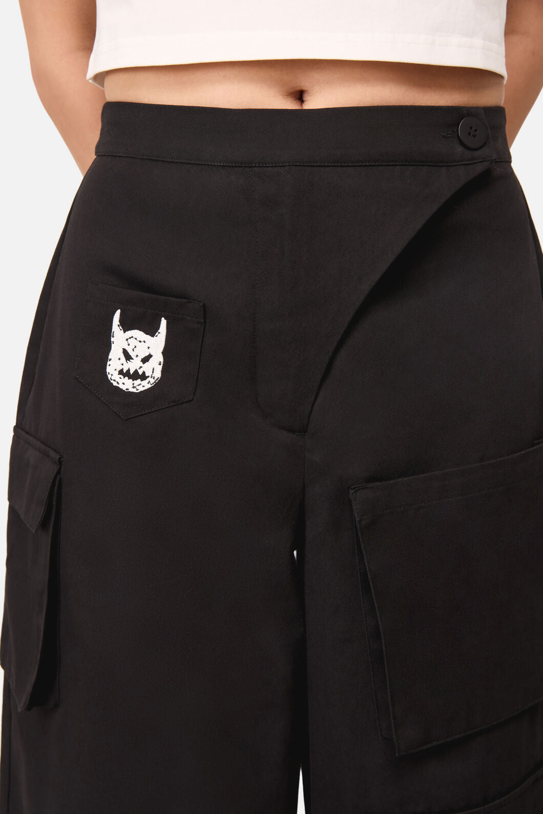 Dangerfield - Demons Goth Cargo Pant - black