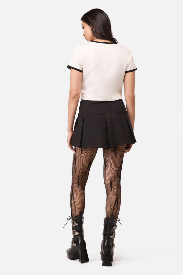 Dangerfield - Demons Goth Mini Skort - black