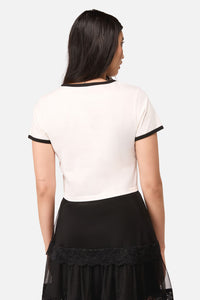 Dangerfield - Lil Demons Goth Tee - white