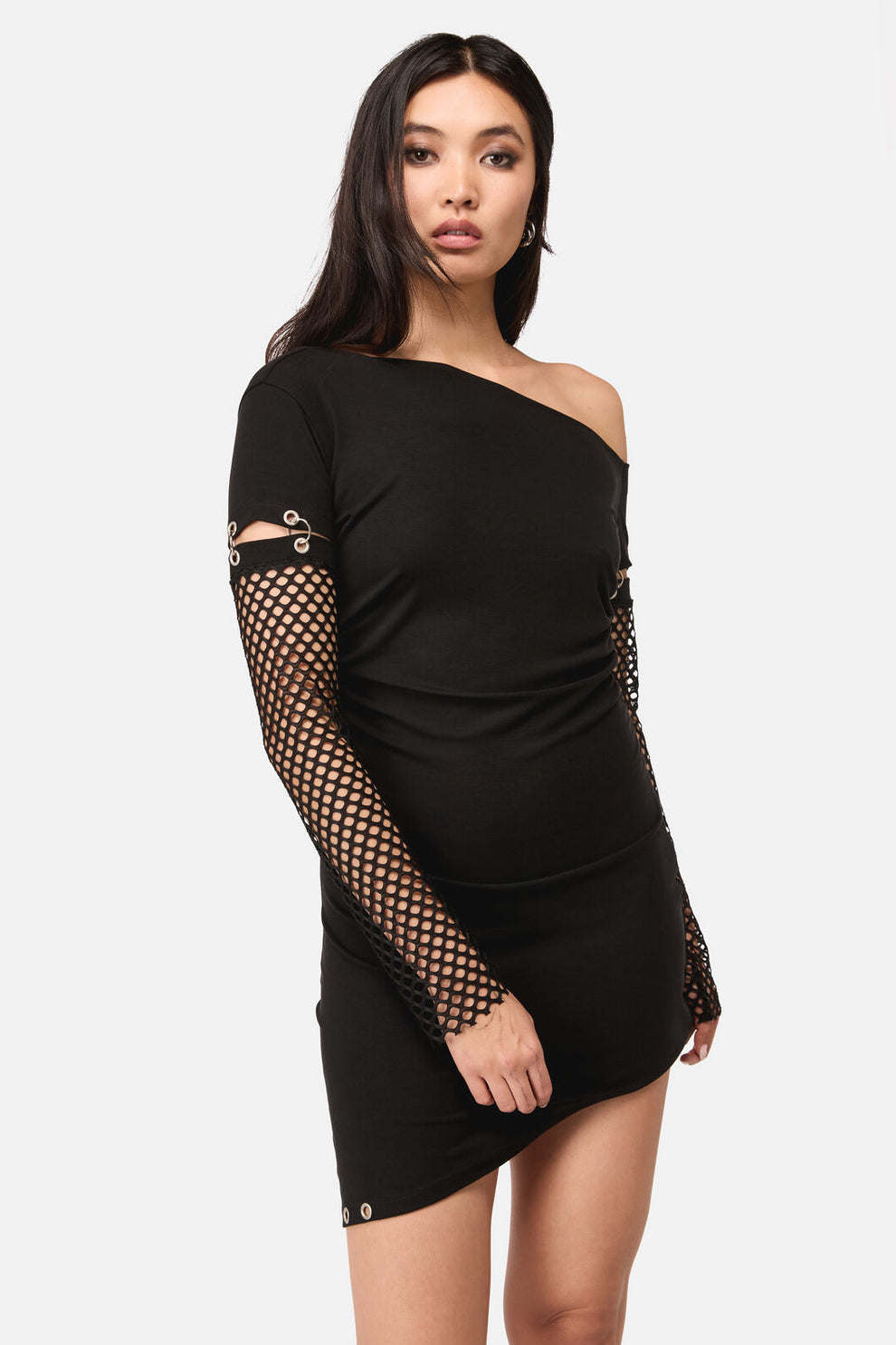 Spiralling Goth Mini Dress – Dangerfield