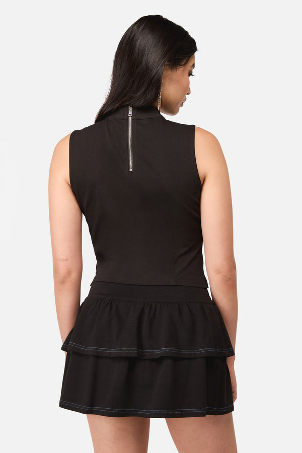 Dangerfield - Beelzebub Goth Top - black