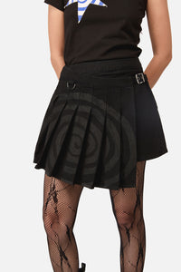 Dangerfield - Spiralling Goth Mini Skirt - black
