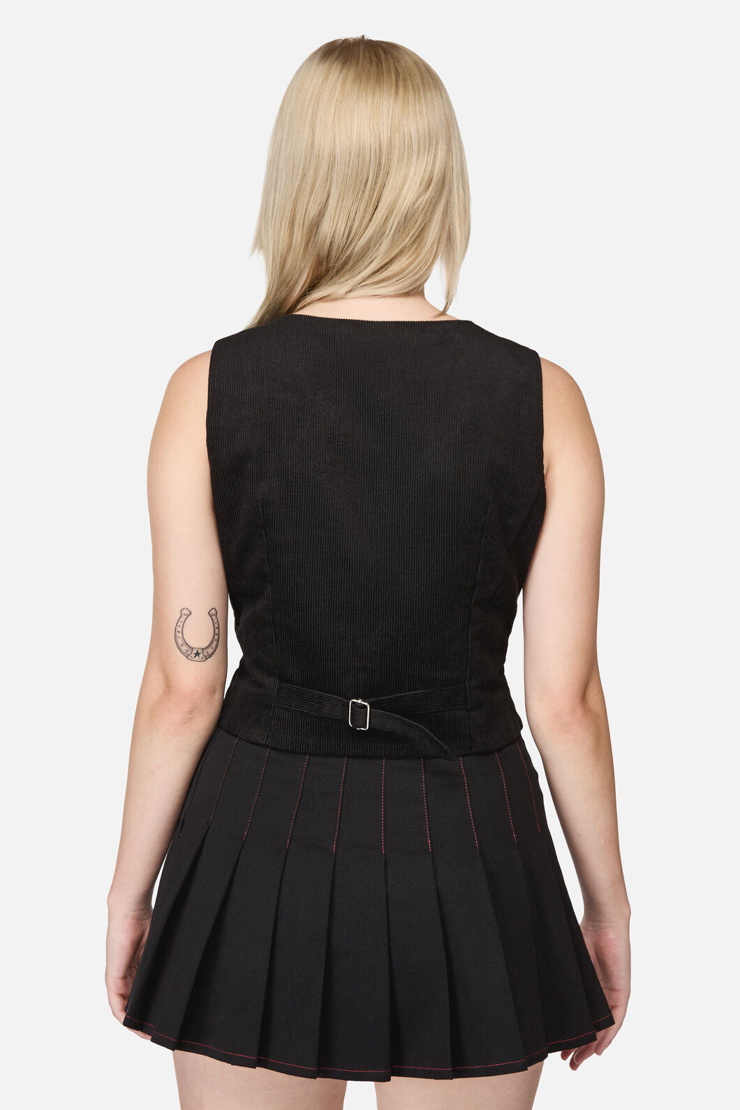Dangerfield - Toadstool Cord Vest - black