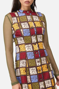 Dangerfield - Stampz Goth Mini Dress - multi