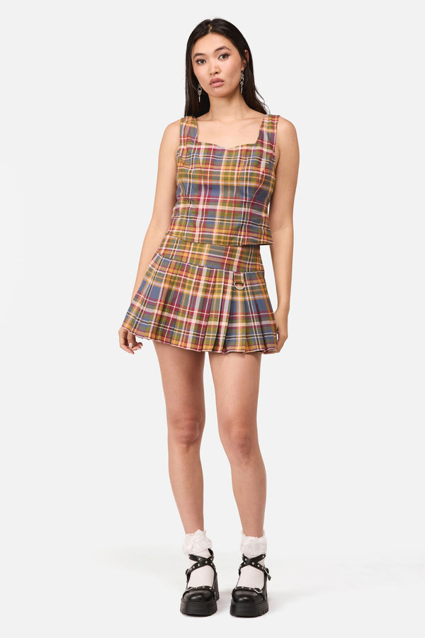 Dangerfield - Alchemy Tartan Corset - multi