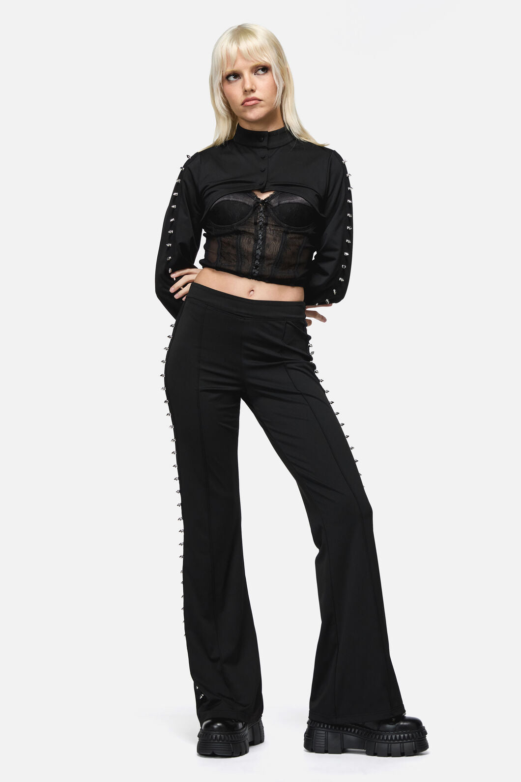 Dangerfield - So Cynical V Front Legging - black