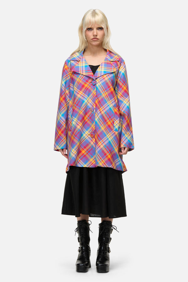 Dangerfield - Sunshine Tartan Coat - multi