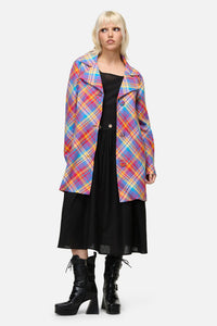 Dangerfield - Sunshine Tartan Coat - multi