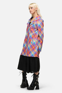 Dangerfield - Sunshine Tartan Coat - multi