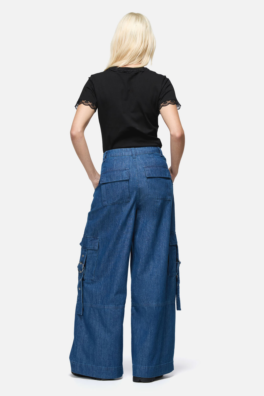 Dangerfield - Constance Denim Cargo Jean - blue